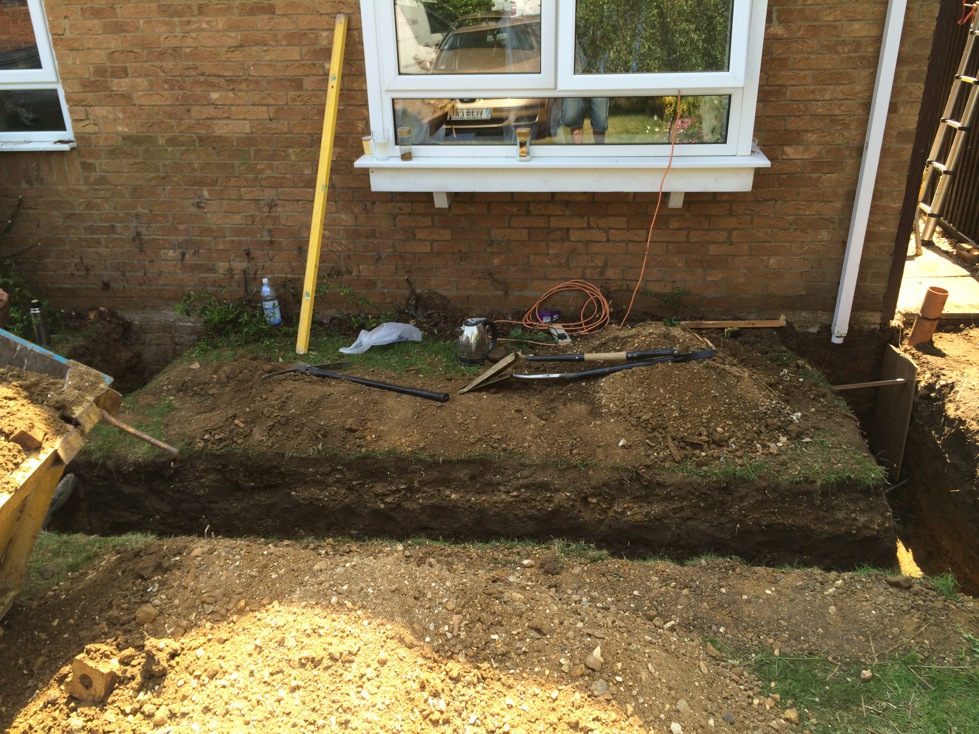 Building Single Storey House Extension in Newport Pagnell